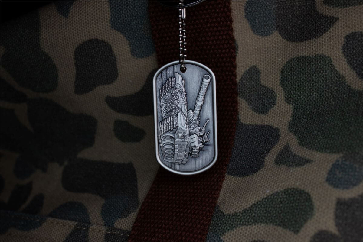 Military Tags Army 1 oz Silver Antiqued Bar - Image 6