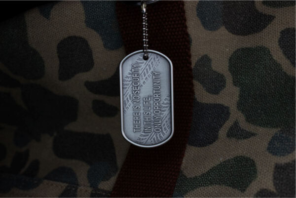 Military Tags Army 1 oz Silver Antiqued Bar - Image 4