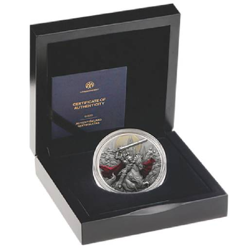 DARKNESS RIDER 2 Oz Ultra High Relief Silver Coin - Image 3
