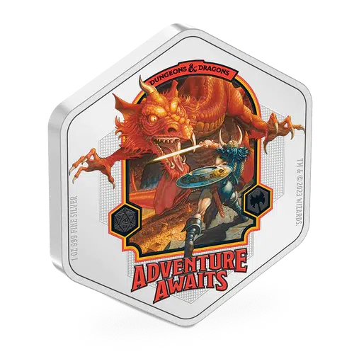 Dungeons & Dragons 1oz Silver Proof Coin