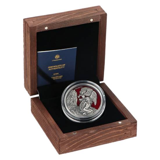 Mythical Creatures Series-Harpy 2 Oz Silver Coin - Image 3
