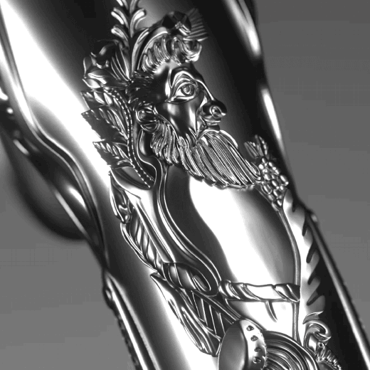 George Washington’s Flintlock Pistol 2 oz Silver 3D Shaped Coin - Image 2