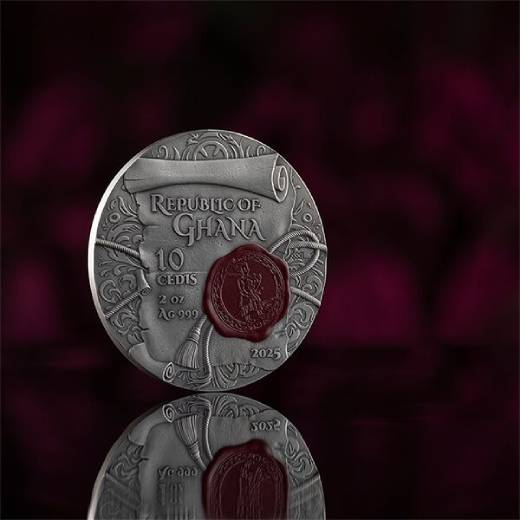 Immortal Glory 2 oz Antique finish Silver Coin - Image 6