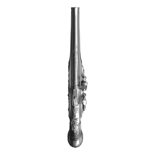 George Washington’s Flintlock Pistol 2 oz Silver 3D Shaped Coin - Image 12