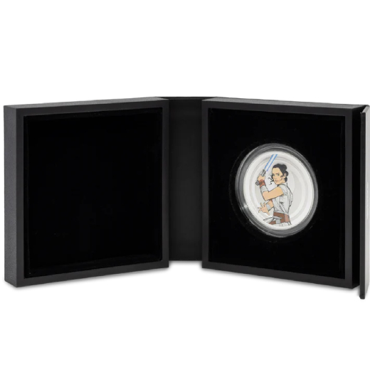 Star Wars Vs Medallion rey & Kylo ren 1 Oz Silver - Image 4