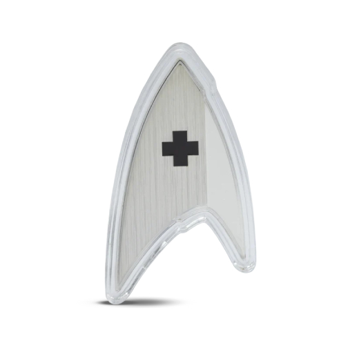 Star Trek Medical Insignia 1 Oz Silver Coin - Image 2