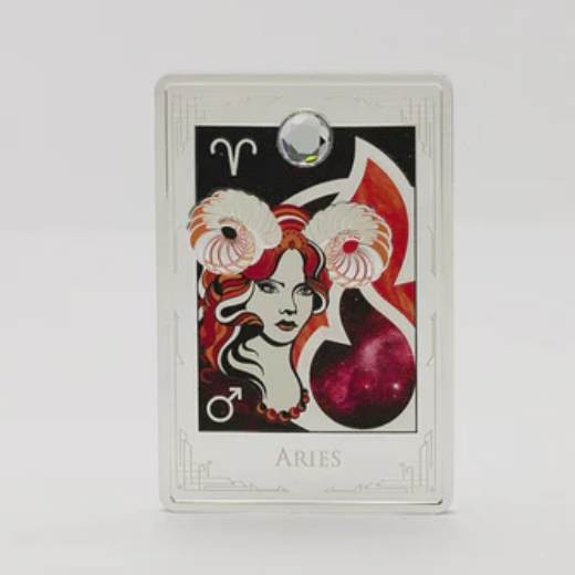 Zodiac Series Aries 2 oz Silver Coin - Image 4