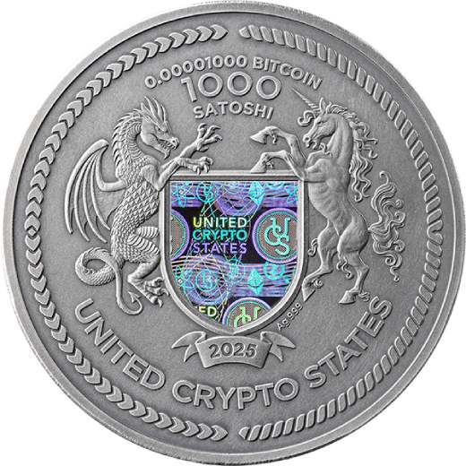 Crypto States Techno Totem - The Creator 2 Oz Silver - Image 8
