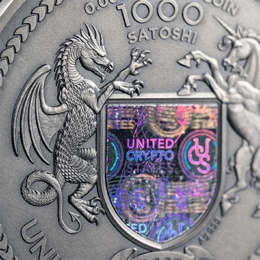 Crypto States Techno Totem - The Creator 2 Oz Silver - Image 4
