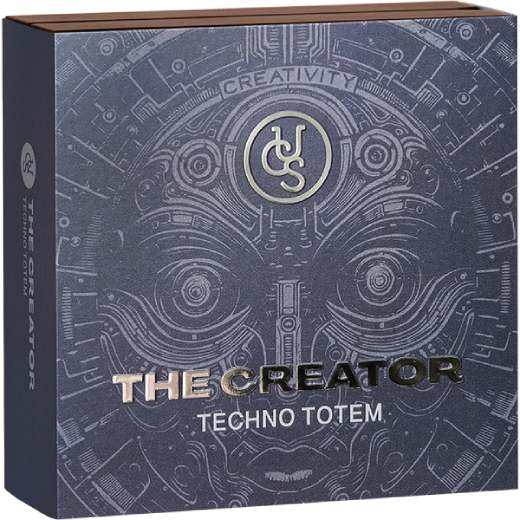Crypto States Techno Totem - The Creator 2 Oz Silver - Image 2