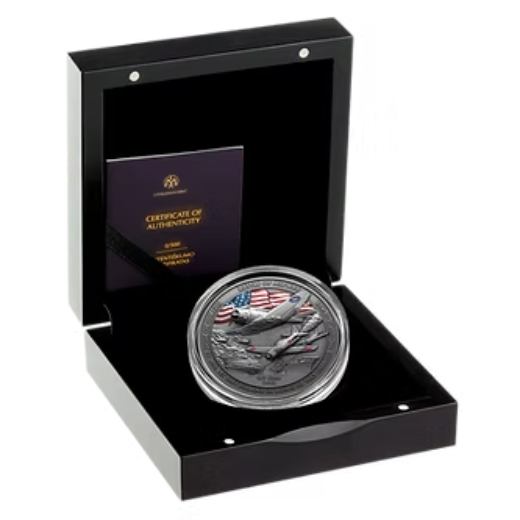 Battle of Midway 2oz High Relief Silver Coin - Image 4