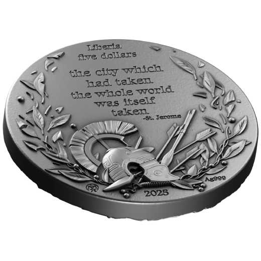 The Sack of Rome 2 Oz High relief Silver Coin - Image 3