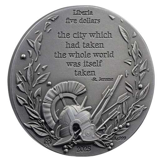 The Sack of Rome 2 Oz High relief Silver Coin - Image 2