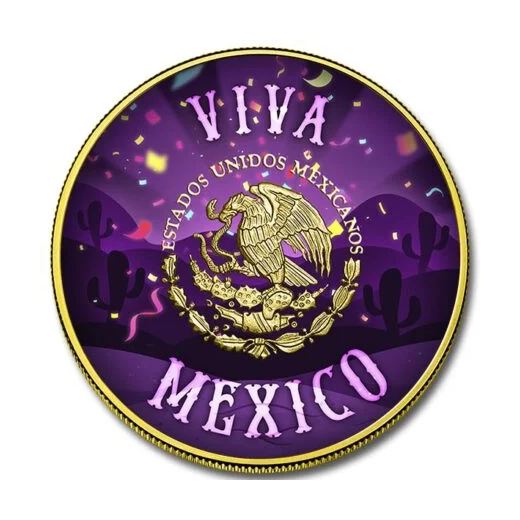 Cinco De Mayo 1 Oz Colorized Silver Libertad - Image 6
