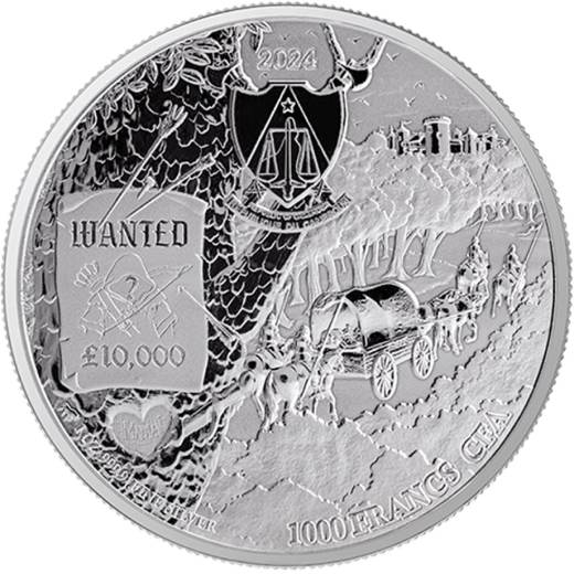 Robin of the Hood BU 1 Oz Silver Coin - Image 4