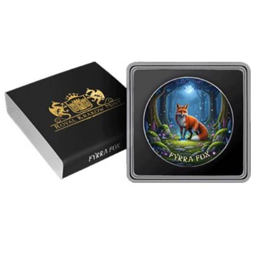 FYRRA FOX Forest Totems 1 Oz Silver Coin - Image 3
