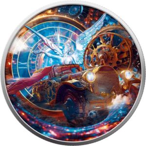 Time Travel Libertad 1 Oz Silver Colorized Coin