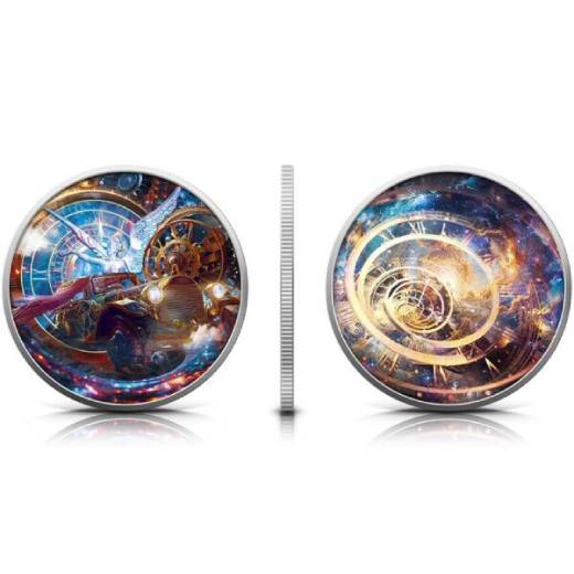 Time Travel Libertad 1 Oz Silver Colorized Coin - Image 4