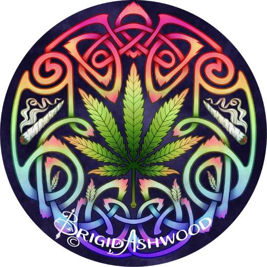 Celtic Smokes By Brigid Ashwood 1 Oz Colorized Silver Coin