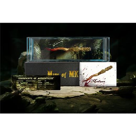 Medusa Dagger Gold Gilded 2 Oz Divine Weapon Silver Coin - Image 2