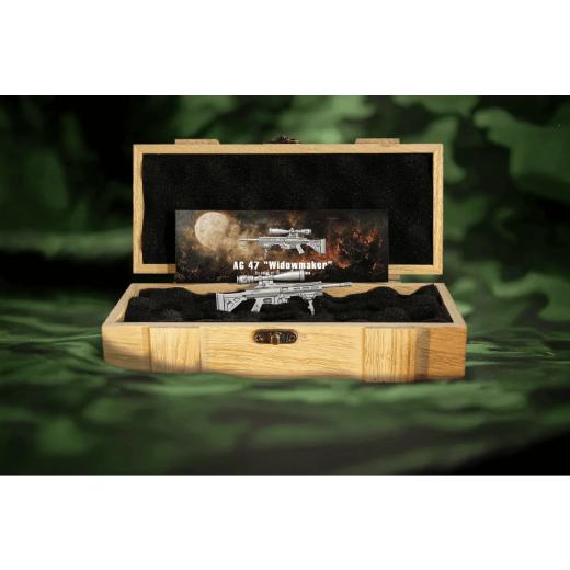 Deadliest Weapons Ag 47 Widowmaker 2 oz Silver Mystery Box Coin - Image 9