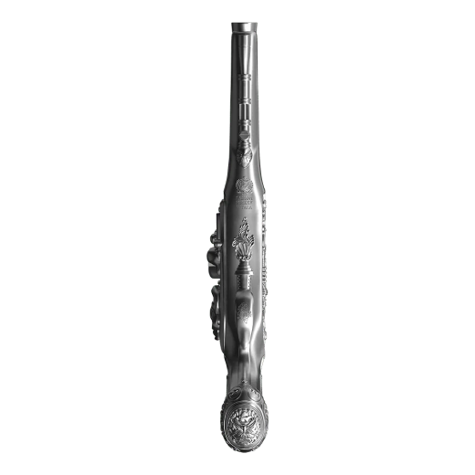 George Washington’s Flintlock Pistol 2 oz Silver 3D Shaped Coin - Image 11