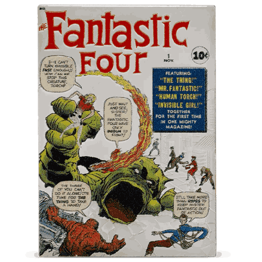 Comix Fantastic Four #1 1 Oz Silver Coin - Image 5