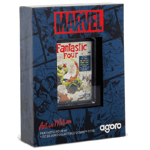 Comix Fantastic Four #1 1 Oz Silver Coin - Image 3