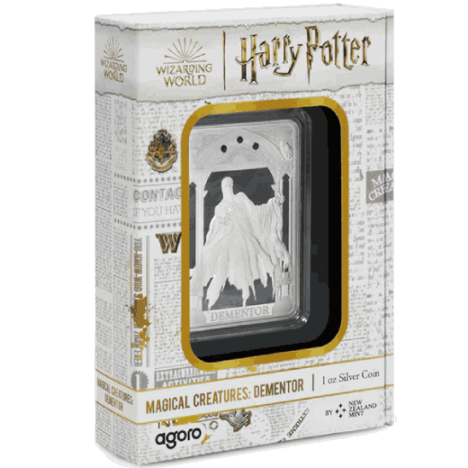 Magical Creatures Dementor 1 Oz Silver Coin - Image 2
