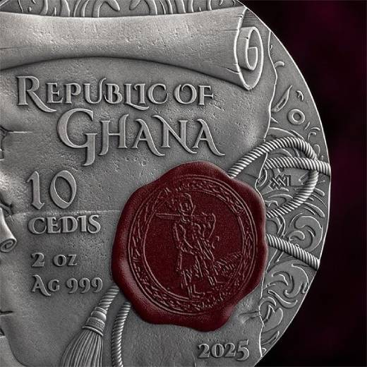 Immortal Glory 2 oz Antique finish Silver Coin - Image 3