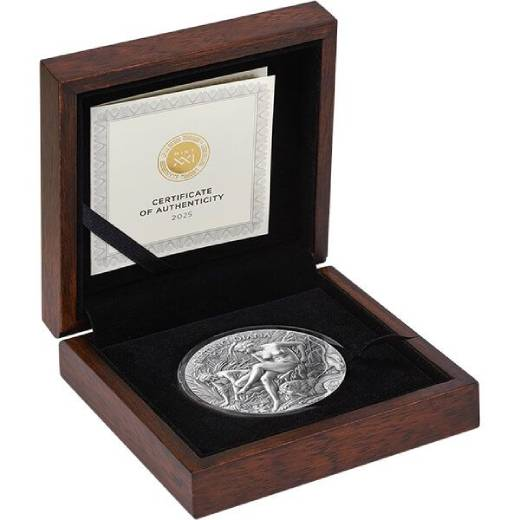 Resting Diana Celestial Beauty 2 oz Silver Coin - Image 9