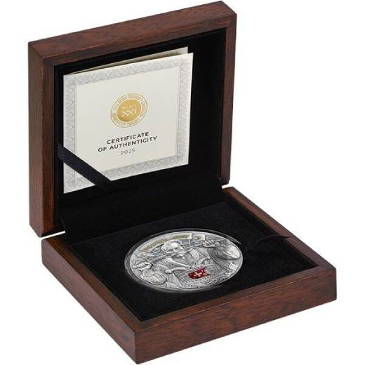 Immortal Glory 2 oz Antique finish Silver Coin - Image 8