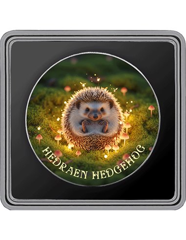 HEDRAEN HEDGEHOG Forest Totems 1 Oz Silver Coin - Image 5